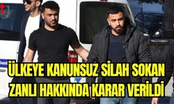 Ülkeye kanunsuz silah sokan zanlı hakkında karar verildi