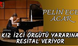 Pelin Ece Acar  Kız İzci Örgütü yararına resital veriyor