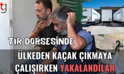 Tır dorsesinde ülkeden kaçak çıkmaya çalışırken yakalandılar