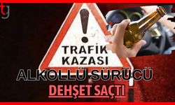 Alkollü sürücü d**şet saçtı
