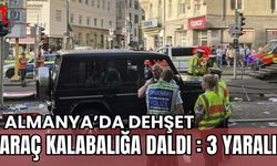 Almanya'da d*hşet: Araç kalabalığa daldı 3 yaralı