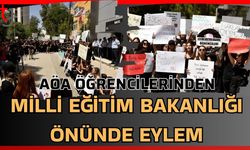 AÖA öğrencilerinden Milli Eğitim Bakanlığı önünde eylem
