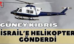 Güney Kıbrıs İsrail'e helikopter gönderdi