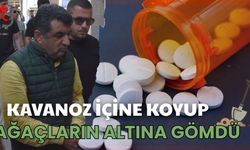 Kavanoz içine koyup ağaçların altına gömdü