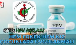 KTTB: "HPV aşıları hem erkek hem kız çocuklara uygulanmalı"