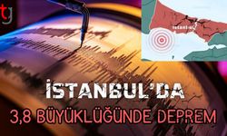 İstanbul'da 3,8 Büyüklüğünde deprem