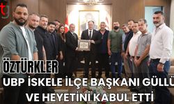 Öztürkler UBP İskele İlçe Başkanı Güllü ve heyetini kabul etti