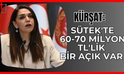 Kürşat: "SÜTEK'te  60-70 milyon TL'lik  bir açık var"