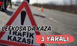 Lefkoşa'da kaza: 3 yaralı