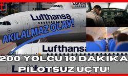 Akılalmaz olay! 200 yolcu 10 dakika pilotsuz uçtu!