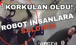 Korkulan oldu! Robot insanlara saldırdı!