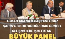 TEMAD Adana İl Başkanı Oğuz Şahin’den Ortadoğu’daki Güncel Gelişmelere Işık Tutan Büyük Panel
