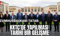 Cumhurbaşkanı Tatar: "KKTC'de yapılması tarihi bir gelişme"