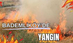 bADEMLİKÖY'DE YANGIN