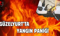 Güzelyurt'ta yangın paniği