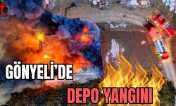 Gönyeli'de depo yangını