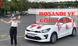 Eşinden boşanan kadın maske takıp göbek attı