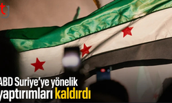 ABD, Suriye'ye yönelik yaptırımları kaldırıldığını duyurdu