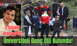 2 gündür aranıyordu! Üniversiteli genç ölü bulundu!