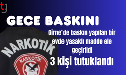 Girne'de baskın yapılan evde yasaklı madde ele geçirildi
