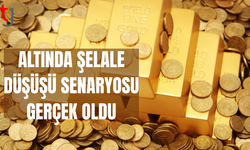 Altın fiyatlarında sert düşüşü temsil eden şelale düşüşü senaryosu gerçek oldu