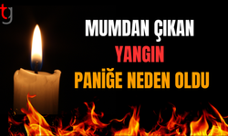 İskele’de mumdan çıkan yangın paniğe neden oldu