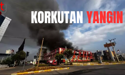 Mersin'de fabrika yangını! Yol ulaşıma kapatıldı, patlama sesleri duyuluyor