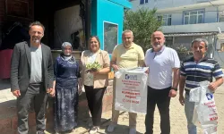 Kocaeli İzmit Belediyesi'nden kırsala kurban poşeti desteği