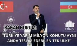 Bakan Kurum: “Türkiye Yarım Milyon Konutu Aynı  Anda Teslim Edebilen Tek Ülke”