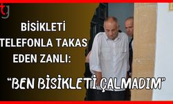 Bisikleti telefonla takas eden zanlı: "Ben bisikleti çalmadım"