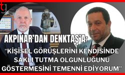 Akpınar'dan Denktaş'a: "Kişisel görüşlerini kendisinde saklı tutma olgunluğunu göstermesini temenni ediyorum"
