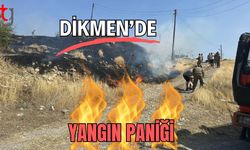 Dikmen'de yangın paniği!