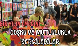 Bir Yılın Emeğini Coşku ve Mutlulukla Sergilediler