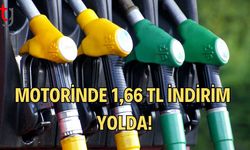 Motorinde 1,66 TL İndirim  Yolda!