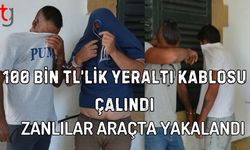 100 Bin TL’lik Yeraltı Kablosu Çalındı, Zanlılar Araçta Yakalandı