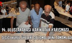 14. Uluslararası Karikatür Yarışması Seçici Kurul Üyeleri Çalışmalarını Tamamladı
