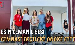 Esin Leman Lisesi, cimnastikçileri onore etti