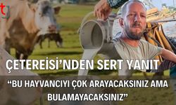 Çetereisi'nden sert yanıt: "Bu Hayvancıyı Çok Arayacaksınız Ama Bulamayacaksınız"