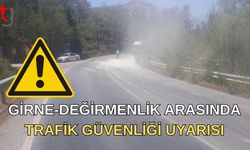 Girne-Değirmenlik Arasında Trafik Güvenliği Uyarısı