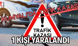 Kumyalı'da trafik kazası: 1 kişi yaralandı