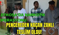Lefkoşa’da Narkotik Operasyonu: Pencereden Kaçan Zanlı Teslim Oldu!
