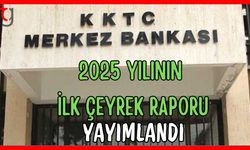 2025 yılının ilk çeyrek raporu yayımlandı