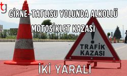 Girne-Tatlısu Yolunda Alkollü Motosiklet Kazası: İki Yaralı