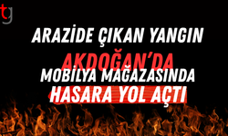 Akdoğan’da Mobilya Mağazası Yanındaki Yangın Hasara Yol Açtı