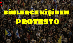 Gazze Esirleri İçin Tel Aviv'de Protesto
