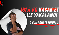 Kaçak etle yakalanan zanlı mahkemede