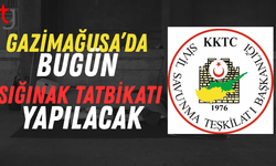 Gazimağusa’da Sığınak Tatbikatı Yapılıyor
