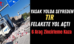 Girne-Lefkoşa Anayolu'nda TIR Kazası