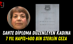 Sahte diploma çalışan kadına  7 yıl hapis