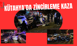 Kütahya’da zincirleme trafik kazası
